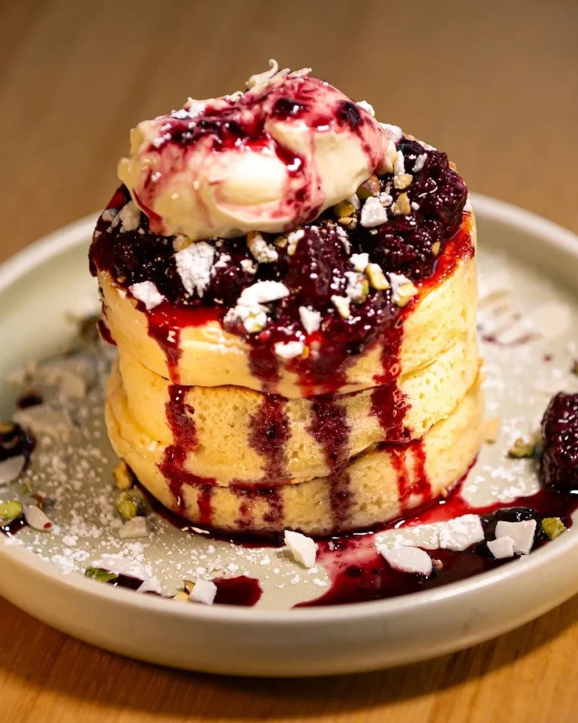 Blueberry pancake